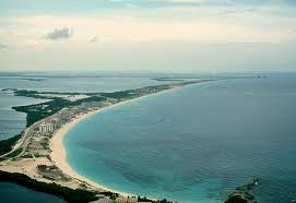 Cancun beach in the 1960's